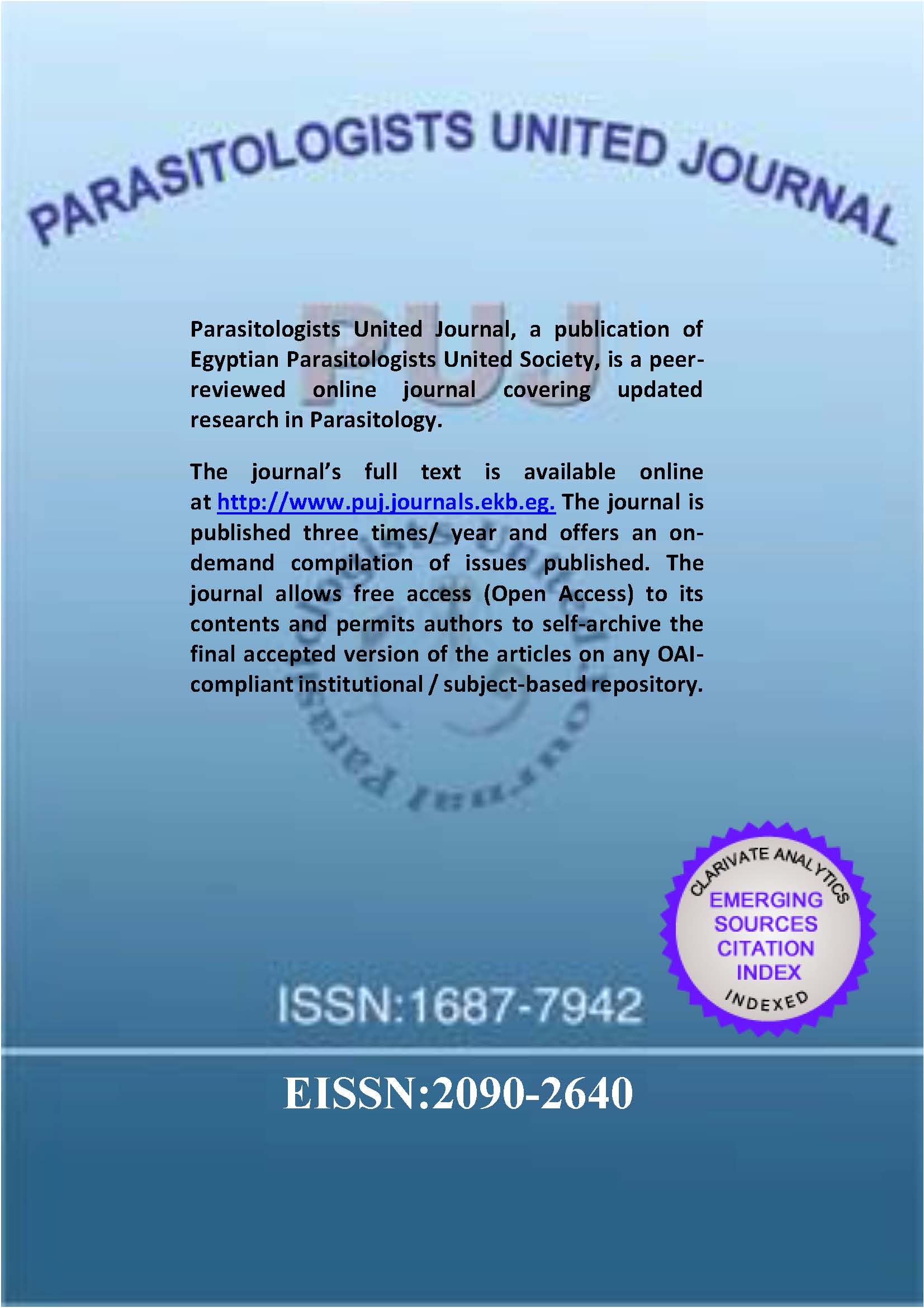 Parasitologists United Journal
